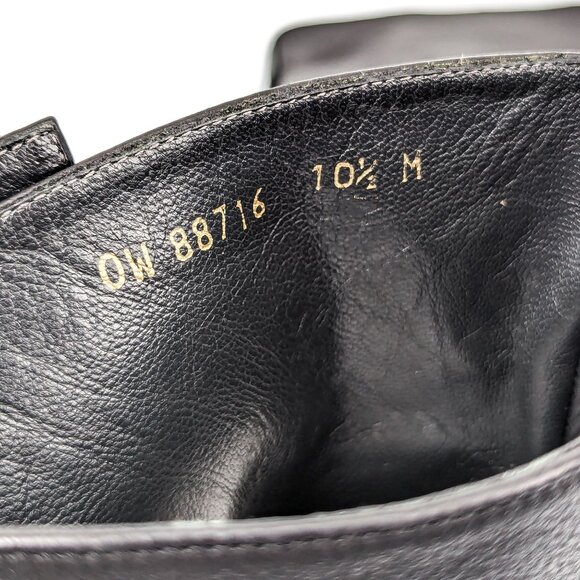 Stuart Weitzman Women Black Dallas Strap Buckle Heel Ankle Boots size 10.5 - Picture 7 of 7